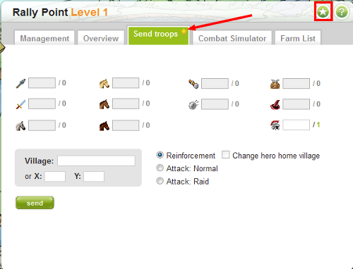 Mark tab as favourite